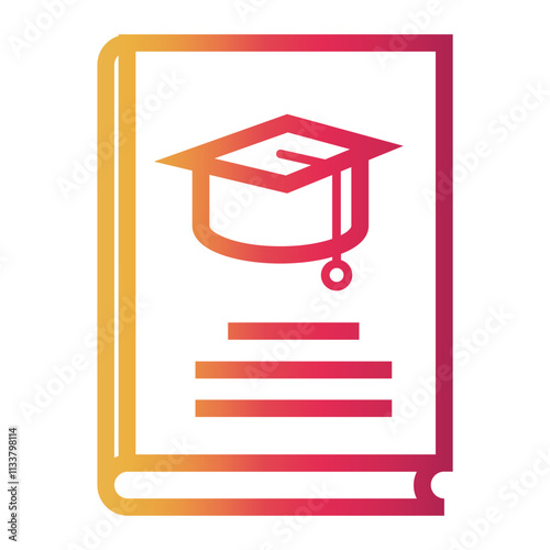 teaching Line Gradient Icon