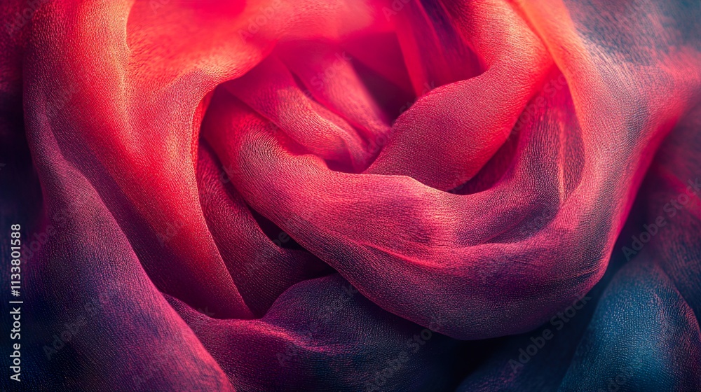 Crimson Silk Fabric Texture: Abstract Background Crimson Silk Fabric Texture: Abstract Background