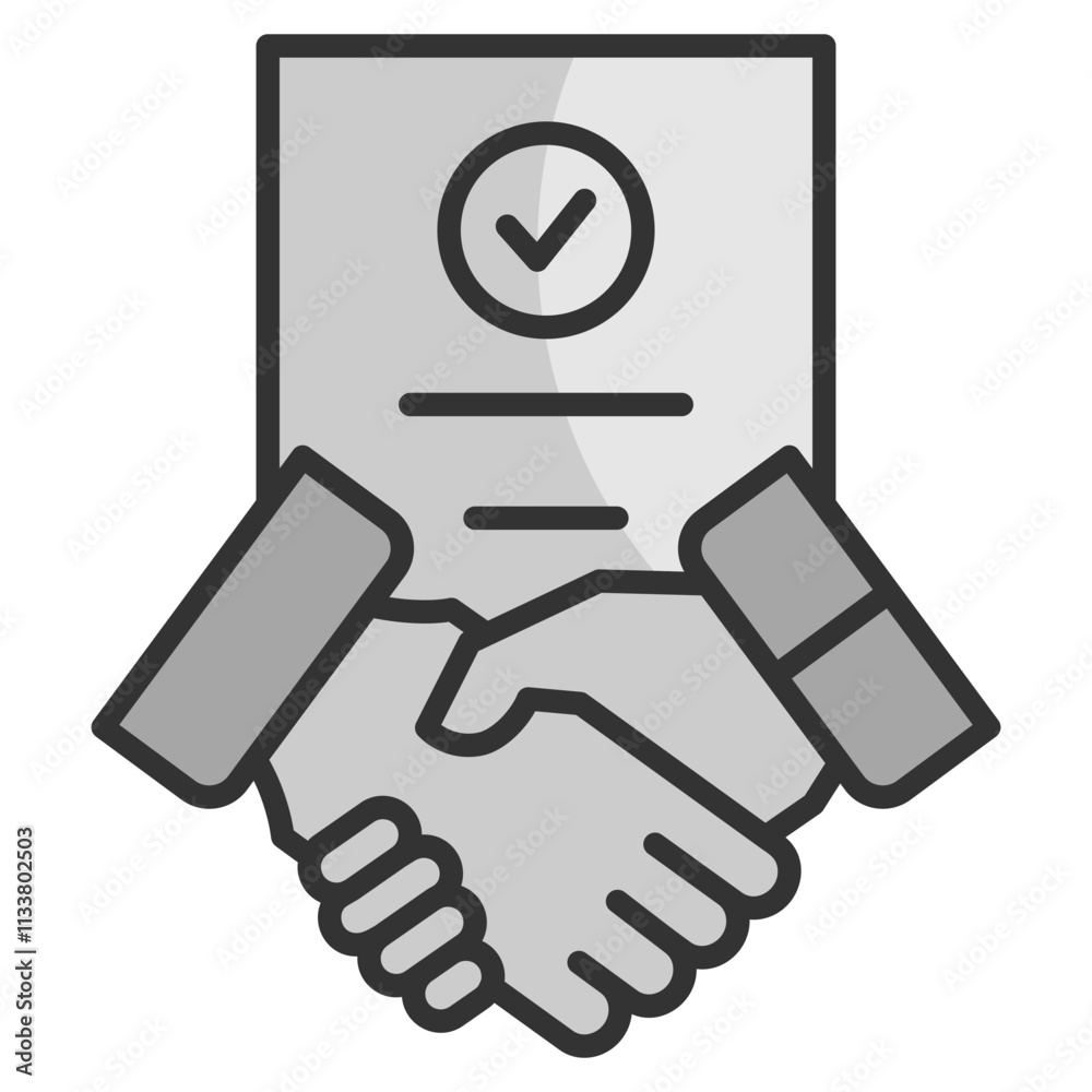 Business Contracts Icon Element For Design Business Contracts Icon Element For Design