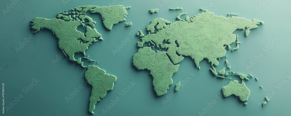 Strategy for market expansion concept. World map created from green currency symbols on a textured background. Strategy for market expansion concept. World map created from green currency symbols on a textured background.
