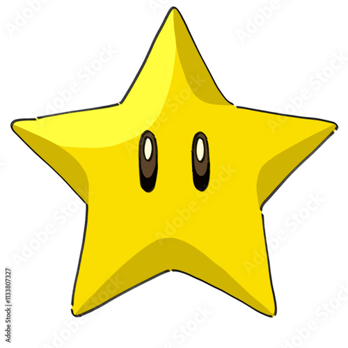 3d yellow star mario game