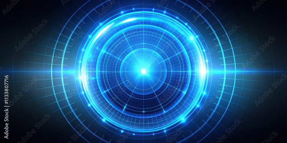Blue glow futuristic circle scan radar on background, technology, digital, radar, scan, futuristic, circle, blue glow Blue glow futuristic circle scan radar on background, technology, digital, radar, scan, futuristic, circle, blue glow