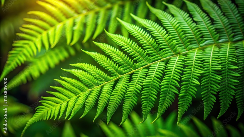 Close up of a lush green mountain fern plant, Mountain Udo, Korean wild vegetable, plant, foliage, nature, green, fresh Close up of a lush green mountain fern plant, Mountain Udo, Korean wild vegetable, plant, foliage, nature, green, fresh