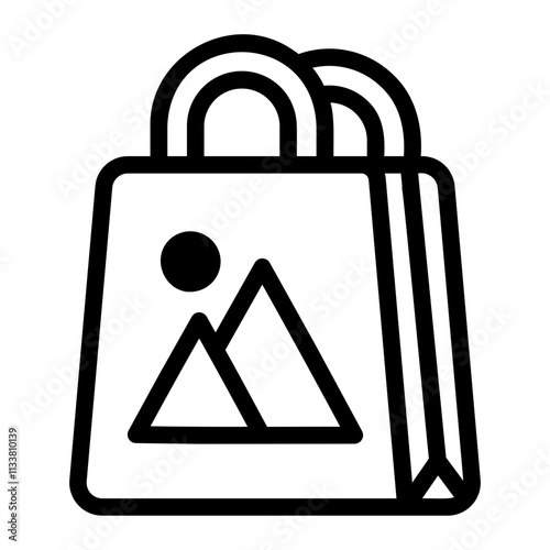 bag Line Icon