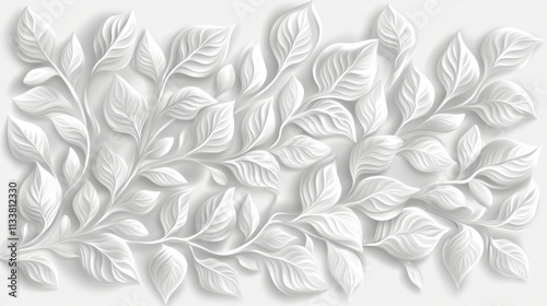 Wallpaper Mural Minimal abstract white background with smooth gradients and subtle textures, perfect for modern design, branding, or presentations. Torontodigital.ca