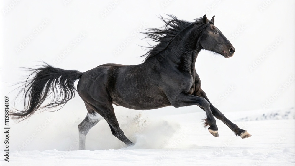 horse isolated on white background horse isolated on white background