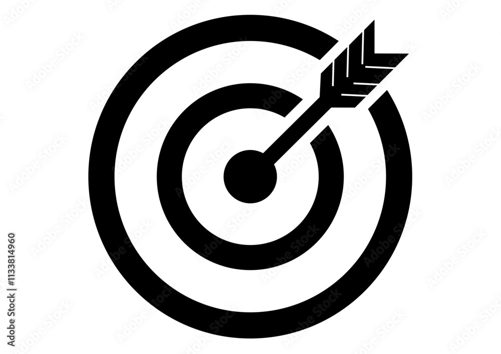 target with arrow vector ilustrator target with arrow vector ilustrator