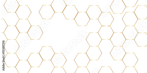  Abstract 3d hexagonal background with shadow. 3D futuristic abstract honeycomb mosaic background. Gold hexagon texture. honeycomb. hexagon shapes pattern. 