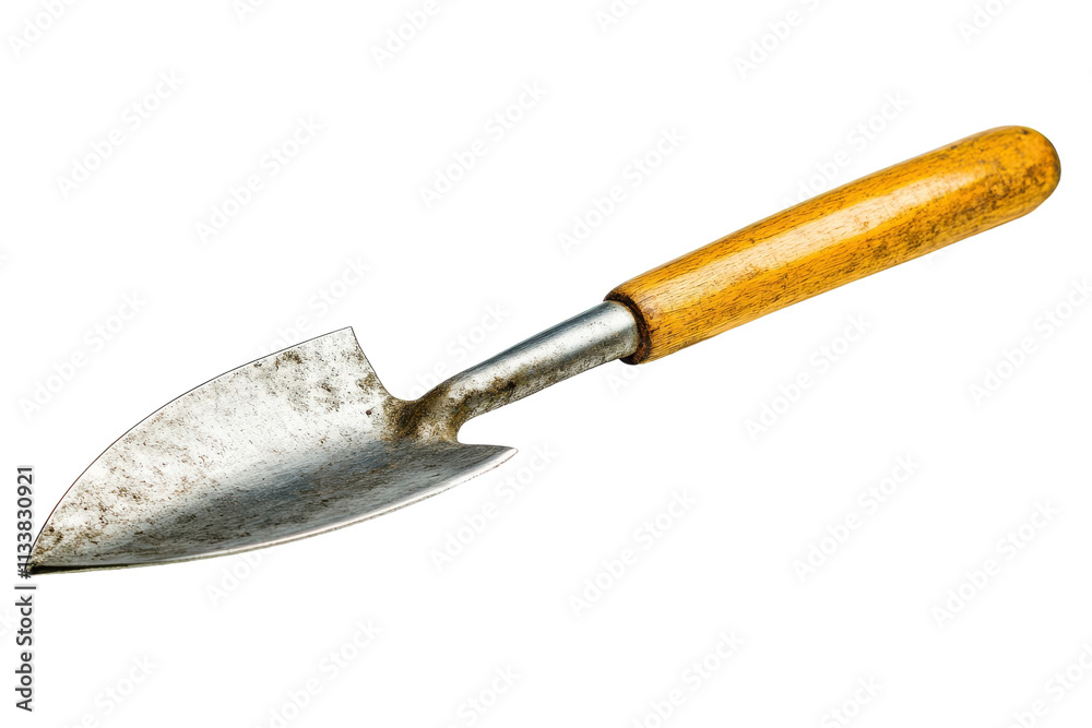 Durable Garden Trowel with Ergonomic Handle Isolated on Transparent Background Durable Garden Trowel with Ergonomic Handle Isolated on Transparent Background