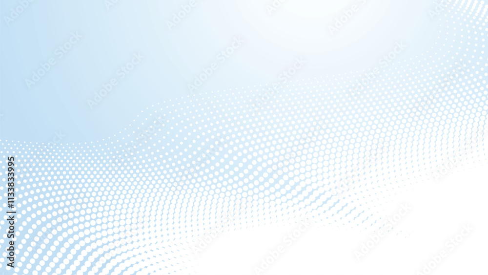 Blue and white gradient with halftone seamless pattern abstract background for backdrop or presentation Blue and white gradient with halftone seamless pattern abstract background for backdrop or presentation