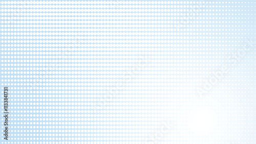 Blue and white gradient with halftone seamless pattern abstract background for backdrop or presentation