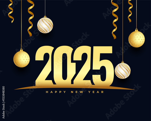 decorative 2025 new year event background design