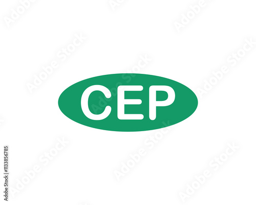 CEP logo design vector template. CEP