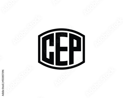 CEP logo design vector template. CEP