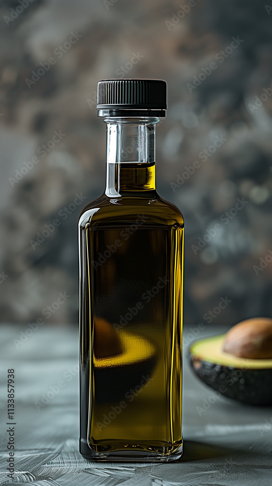 Avocado oil. Oil bottle Avocado oil. Oil bottle