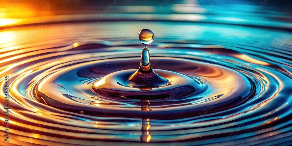High-resolution macro photograph of a water drop splashing, revealing intricate texture, surface tension, and minimalist reflection. High-resolution macro photograph of a water drop splashing, revealing intricate texture, surface tension, and minimalist reflection.