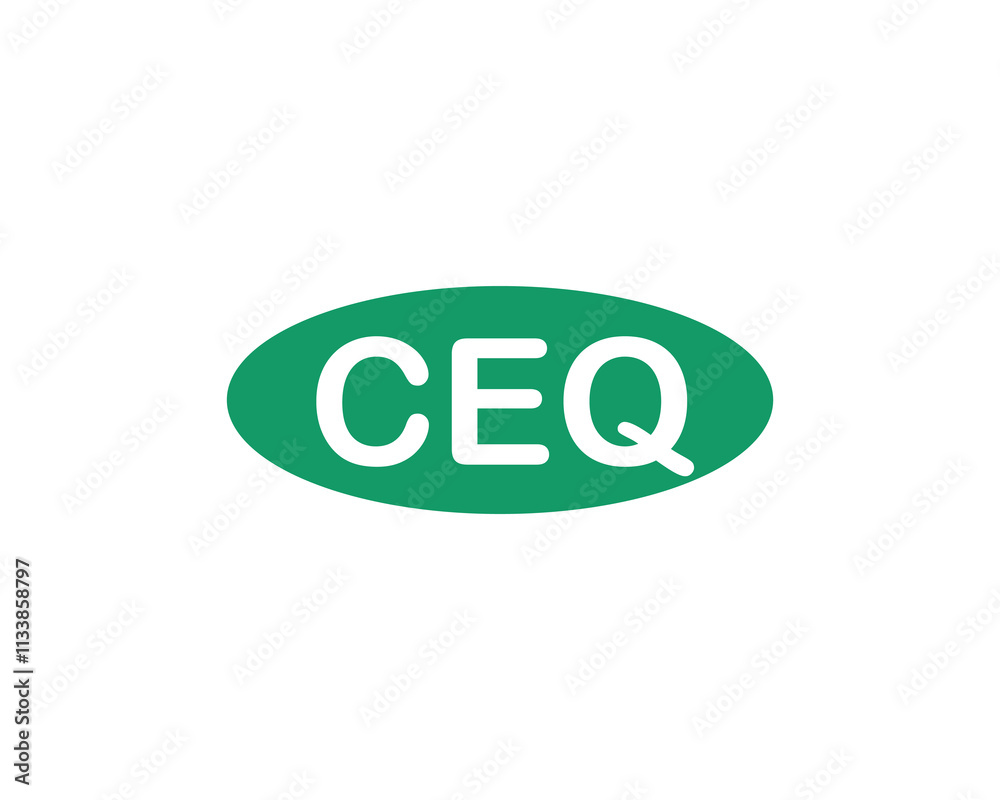 CEQ logo design vector template. CEQ CEQ logo design vector template. CEQ