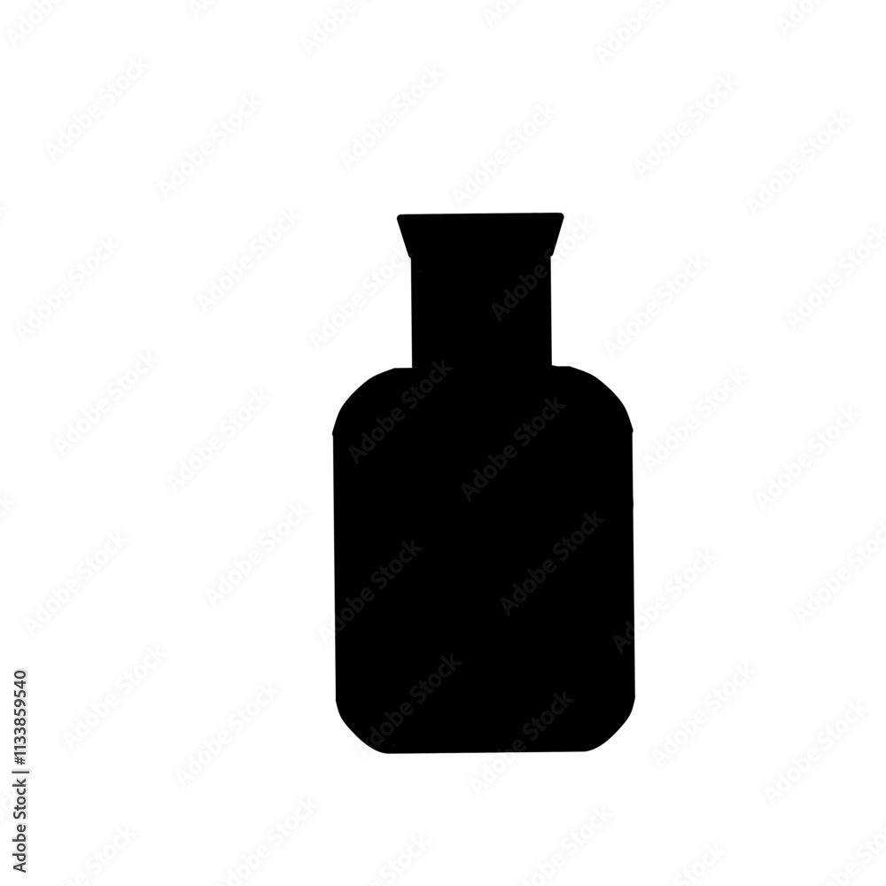 Vase silhouette vector Vase silhouette vector