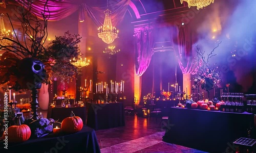 Enchanted Halloween Ballroom: A Spooky Celebration