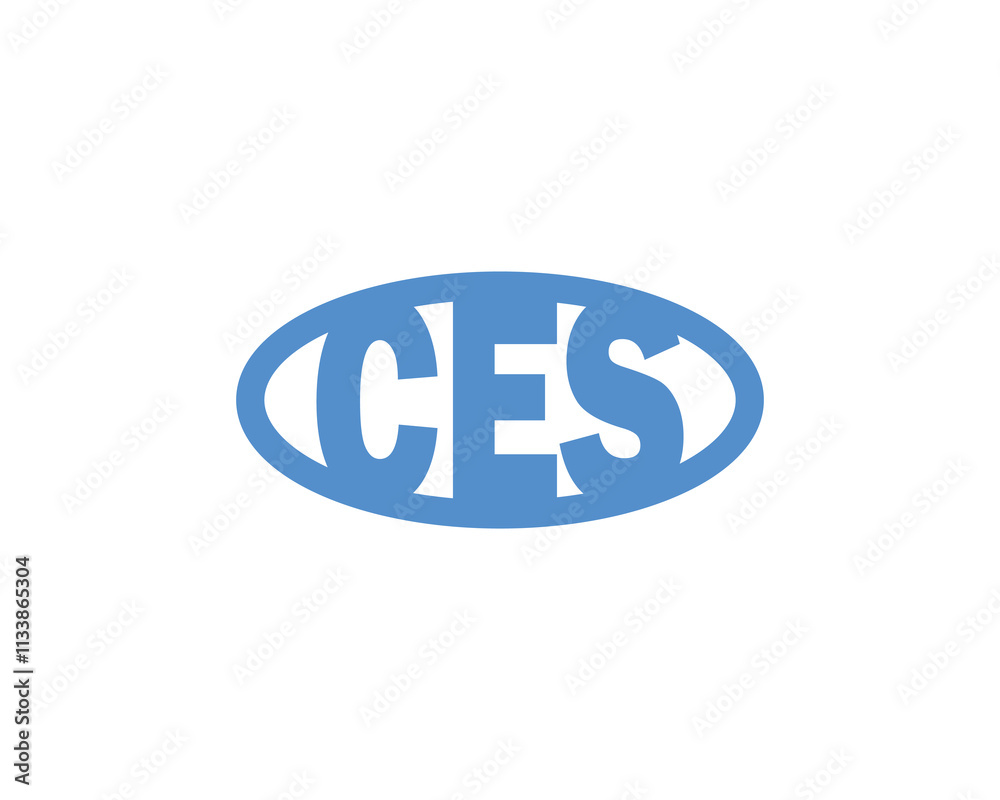 CES logo design vector template. CES CES logo design vector template. CES
