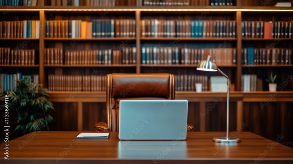 Enhance your video calls with this sophisticated home office backdrop. Enhance your video calls with this sophisticated home office backdrop.