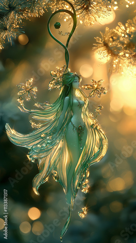 Nareephol or Makaliporn fruit of a maiden is shaped like a beautiful young woman, a mythical tree bearing fruits in the shape of a girl in the legendary Himavanta forest.