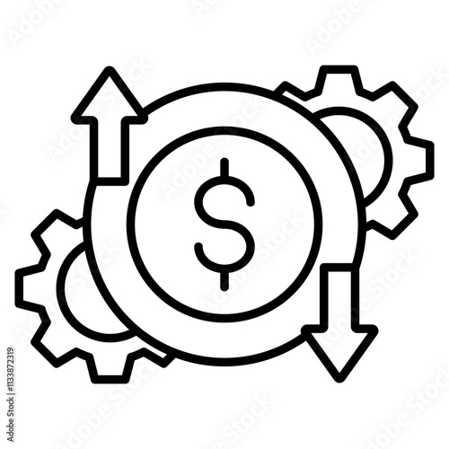 variable cost icon