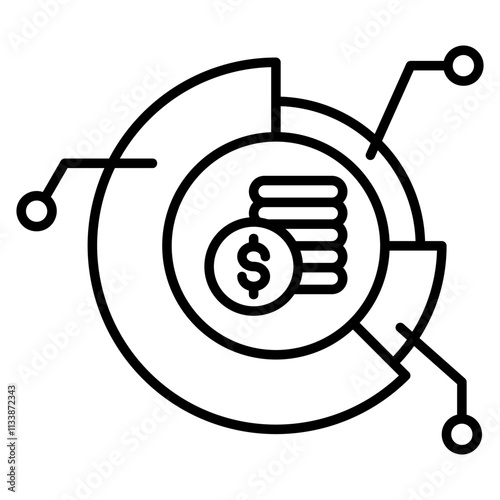 cost allocation icon