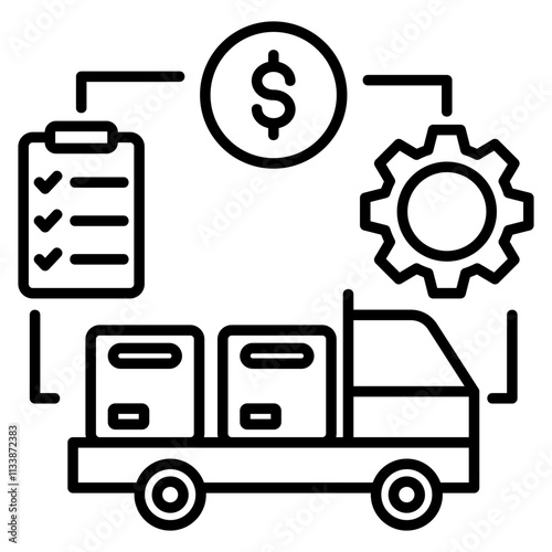 supplier management icon