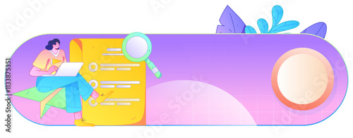 Communicate with consultants flat vector character concept operation hand drawn illustration
