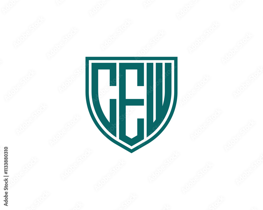 CEW logo design vector template. CEW CEW logo design vector template. CEW
