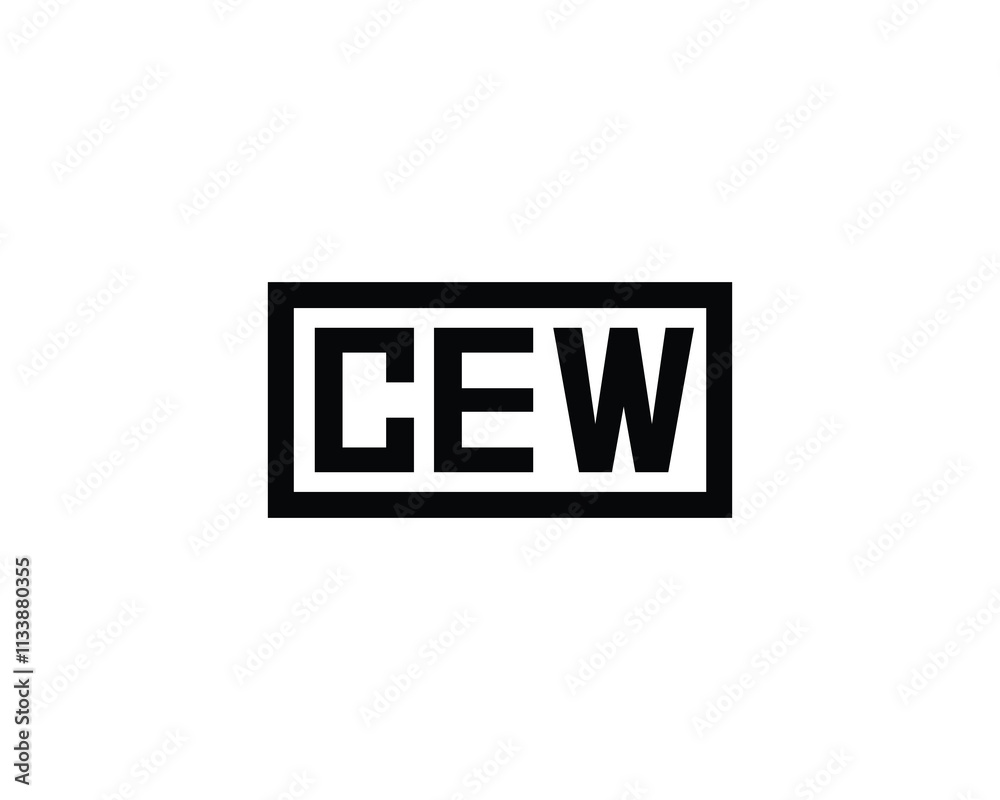 CEW logo design vector template. CEW CEW logo design vector template. CEW