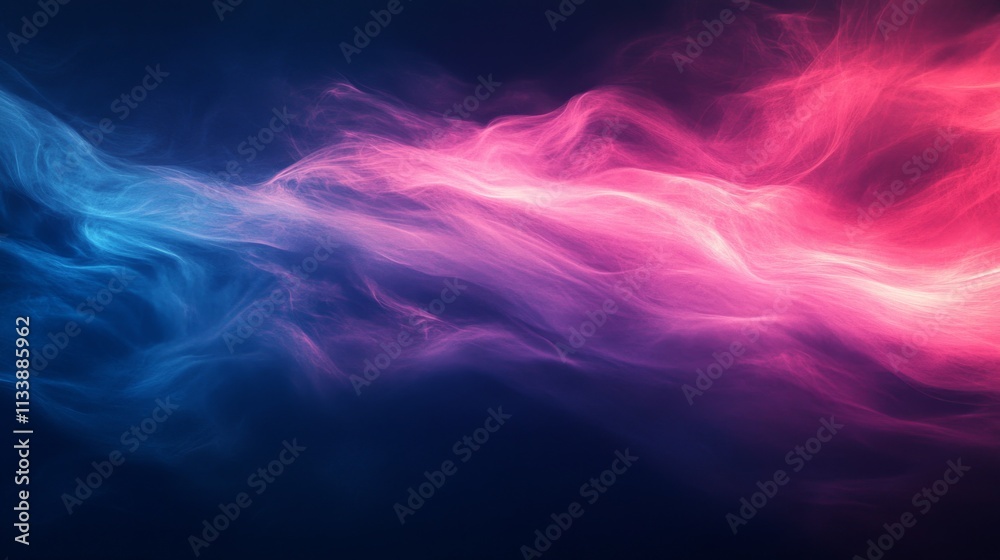 Abstract vibrant pink and blue light beams on a dark background Abstract vibrant pink and blue light beams on a dark background
