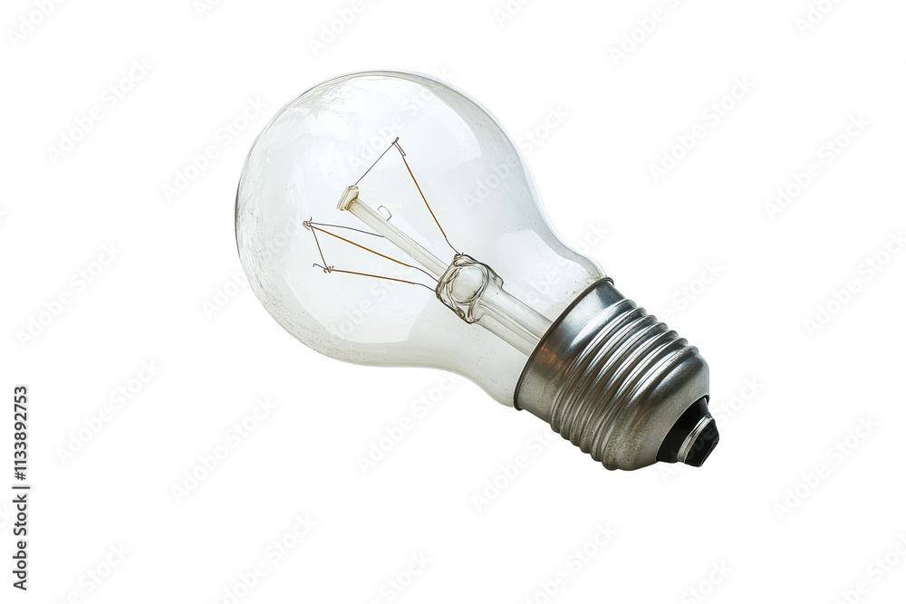 Standard Halogen Bulb with Isolated on Transparent Background Standard Halogen Bulb with Isolated on Transparent Background