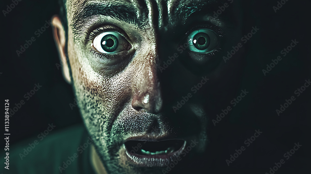 A man with a very angry expression on his face A man with a very angry expression on his face