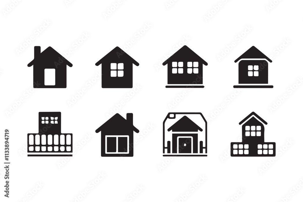 House Icons vector Collection
House Icons vector Collection