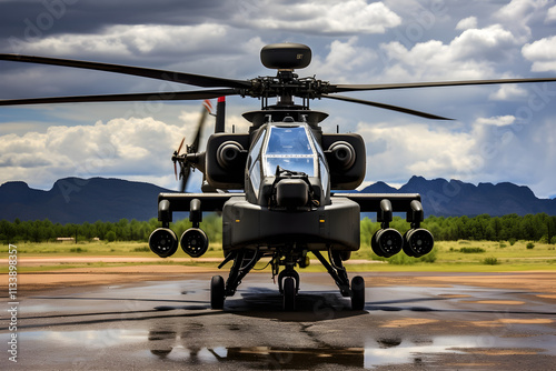 AH-64 Apache Attack Helicopter: A Masterpiece of Aerial Firepower and Tactical Precision photo