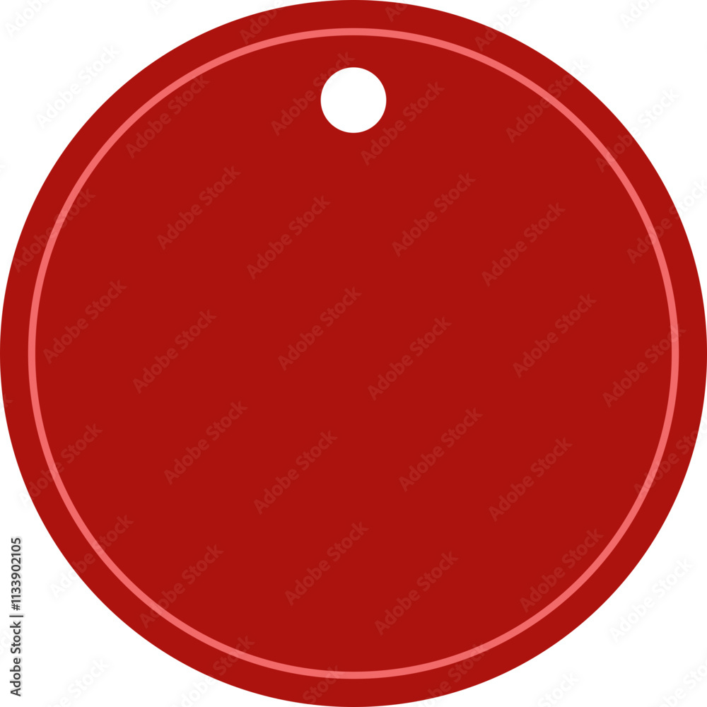Advertising Ribbon Shape Element 