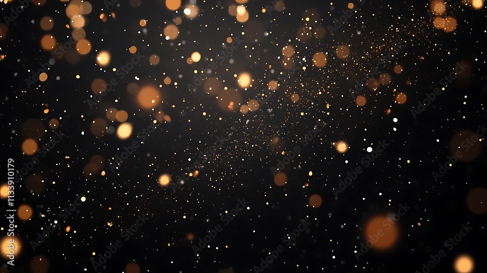 Fototapeta premium Luxury Glitter bokeh Background with Light Effects