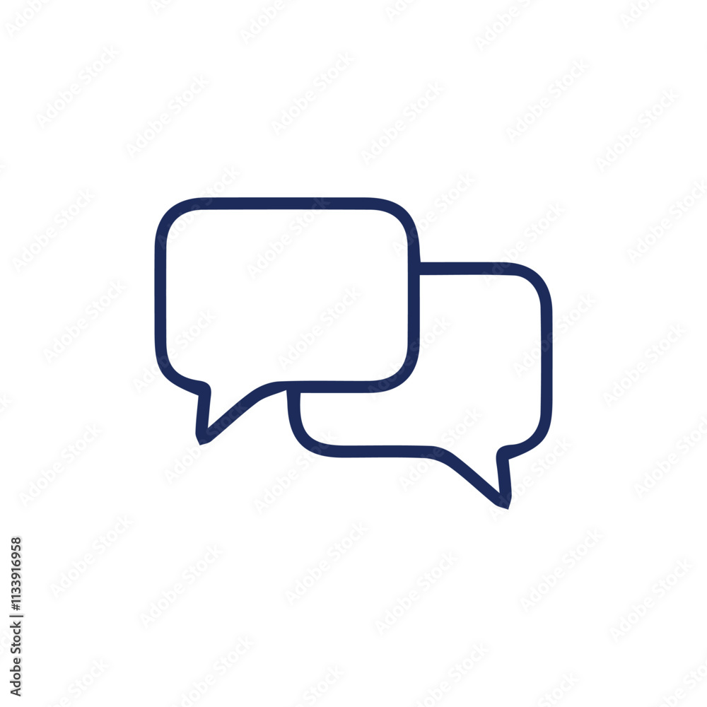 Comment icon speech bubble symbol. Speech bubble collection.Vector illustration Comment icon speech bubble symbol. Speech bubble collection.Vector illustration