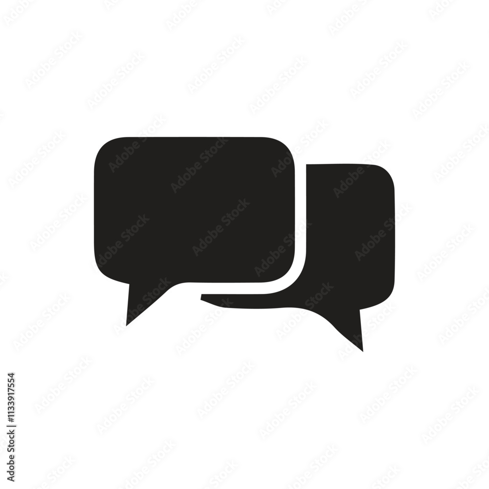 Comment icon speech bubble symbol. Speech bubble collection.Vector illustration Comment icon speech bubble symbol. Speech bubble collection.Vector illustration