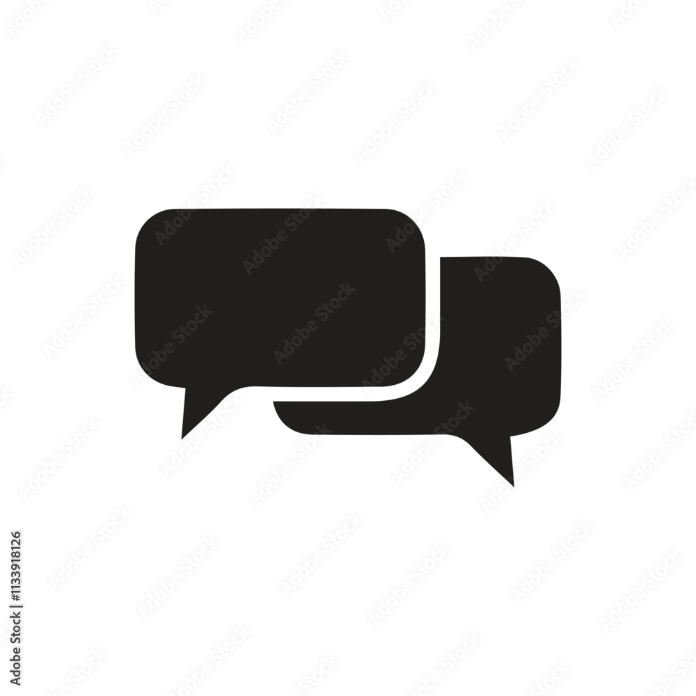 Comment icon speech bubble symbol. Speech bubble collection.vector illustration Comment icon speech bubble symbol. Speech bubble collection.vector illustration