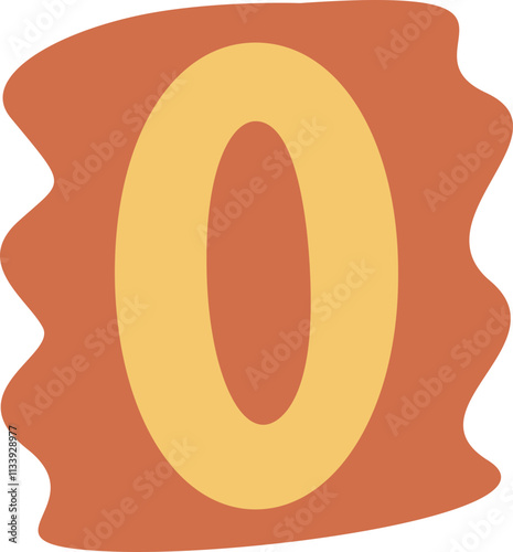 Alphabet Ransom Note O Element