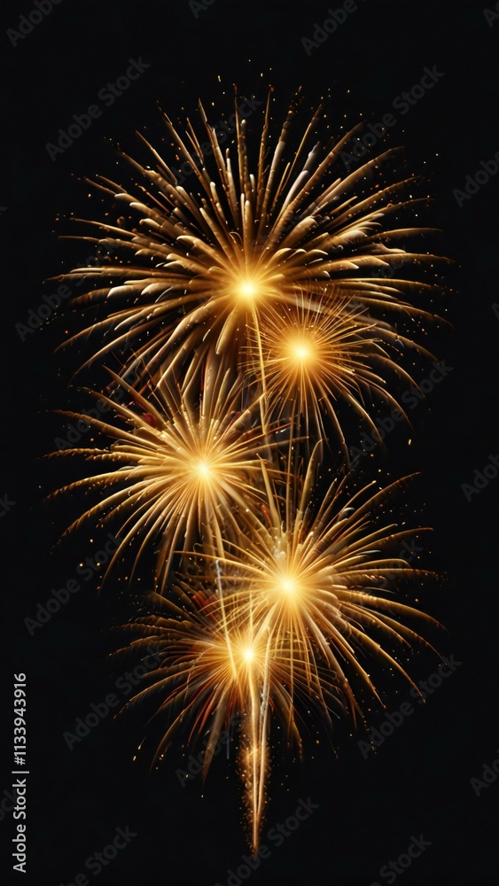 Fototapeta premium fireworks in the night sky