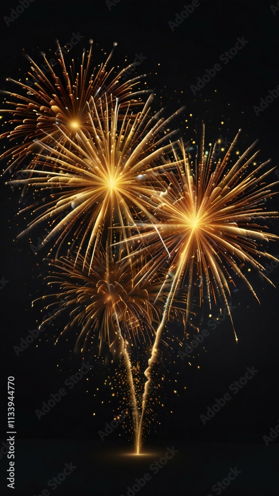 Fototapeta premium fireworks in the night sky