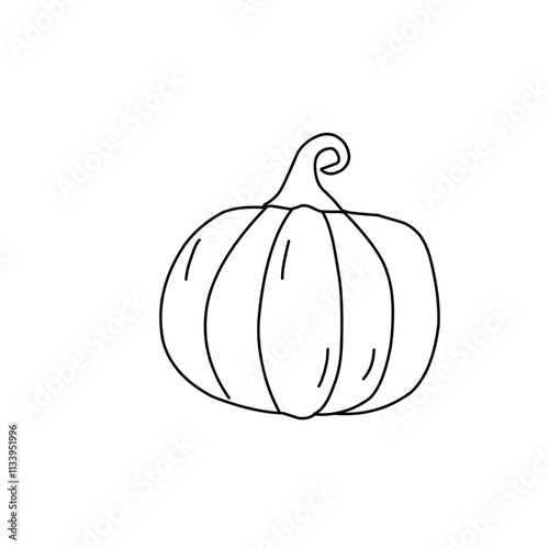 Pumpkin line icon