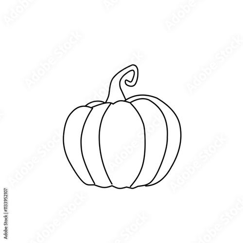 Pumpkin line icon