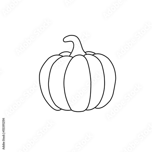 Pumpkin line icon