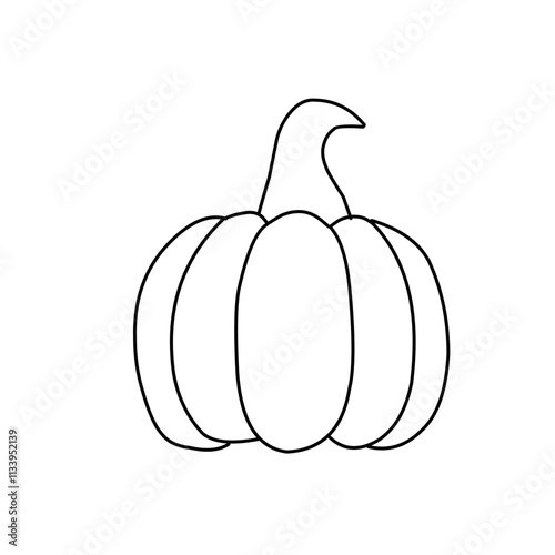 Pumpkin line icon