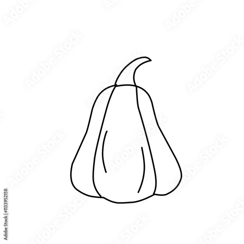 Pumpkin line icon